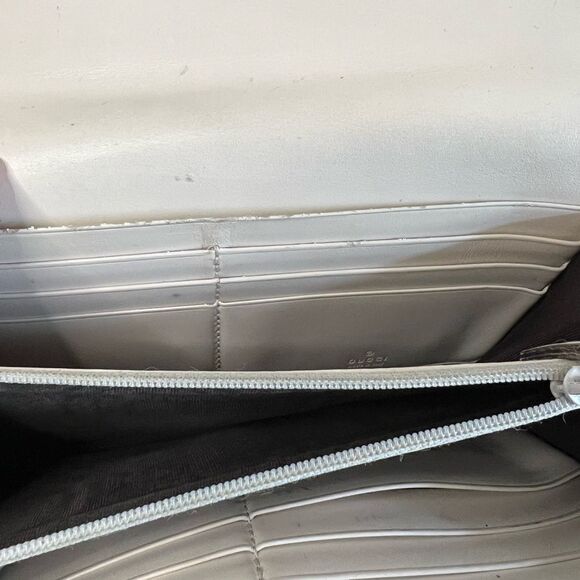 Gucci gucisima Bowie 388679 off white long wallet - Picture 10 of 14